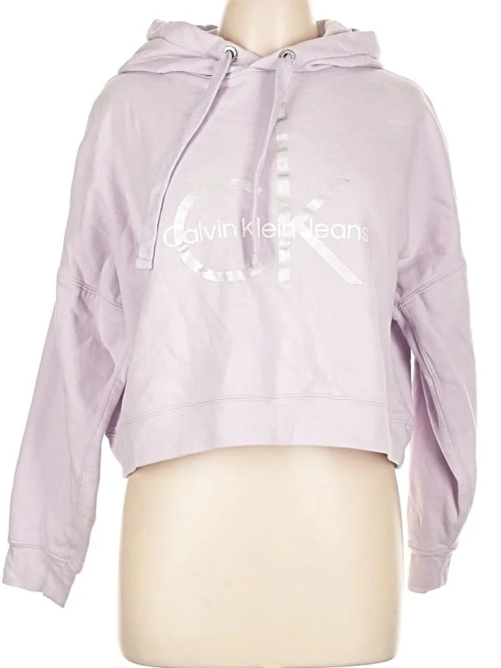 Calvin Klein Lavender Logo Hoodie size large - Picture 2 of 9